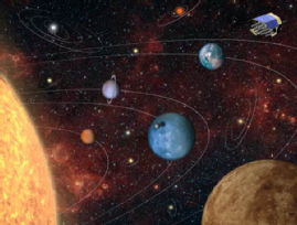 An artists impression of planetary systems