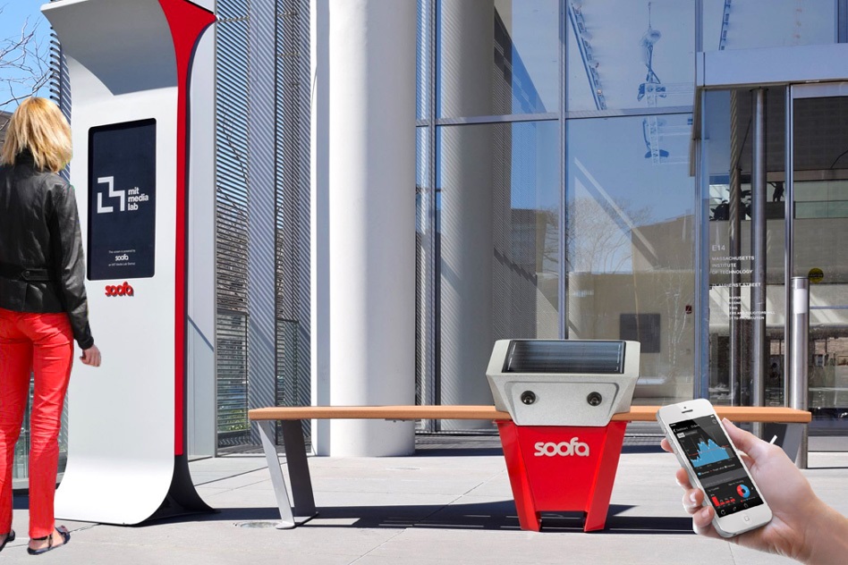 MIT Media Lab spinout Changing Environments is the brains behind the solar-powered Soofa Bench