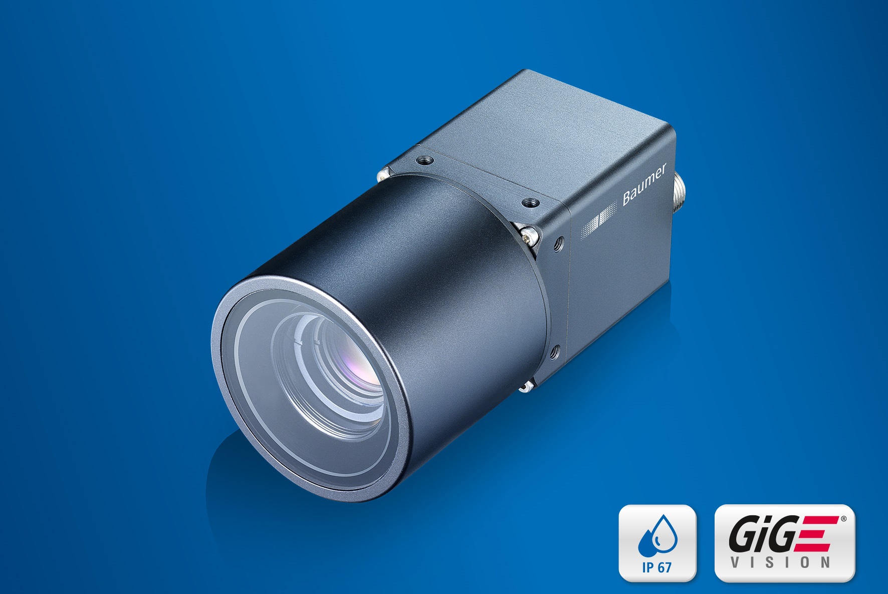 The new IP 65/67 rated CX cameras endure dust, water jets and extreme temperatures from 70 °C down to -40 °C.