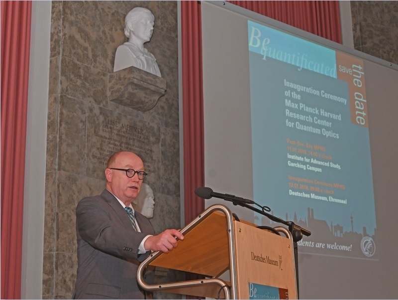 Prof. Dr. Martin Stratmann at the Inauguration ceremony on January 12, 2018