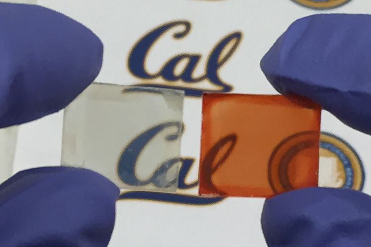 Berkeley chemists created a new type of photovoltaic out of cesium-doped perovskite that is transparent at room temperature but turns dark at high temperatures, setting the stage for smart windows that also generate electricity.