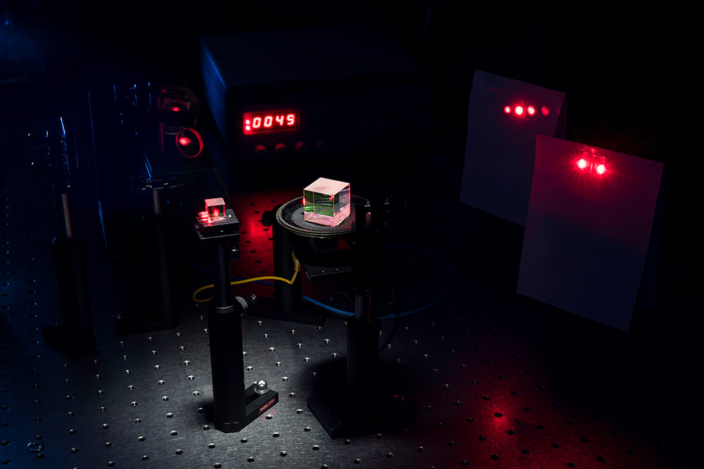 Measuring each point of a beam of light