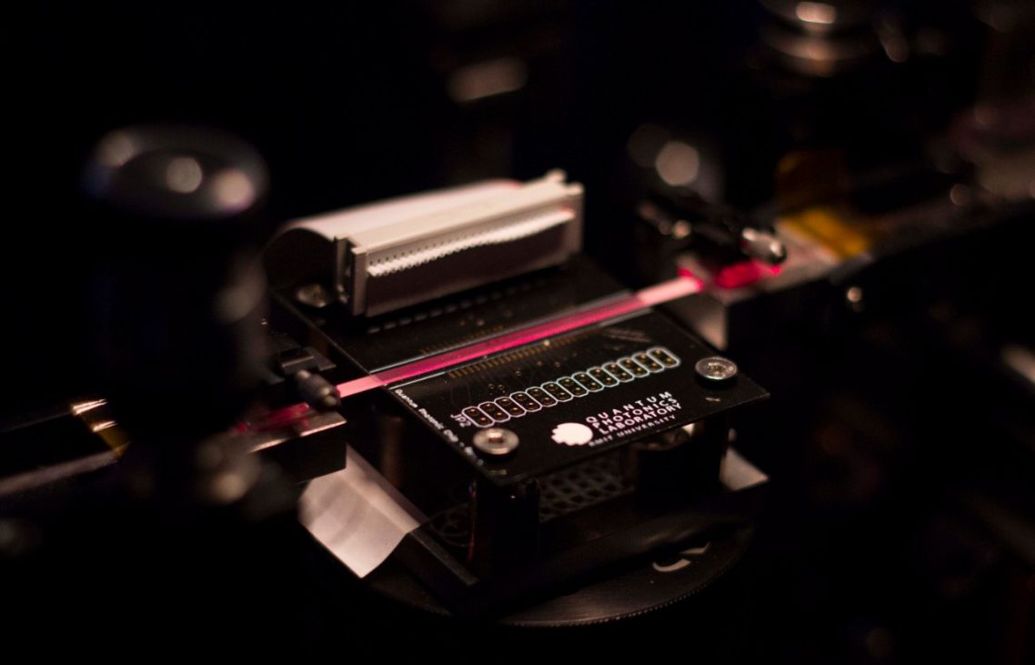 Fully connected quantum processor under testing in the QPLab at RMIT.