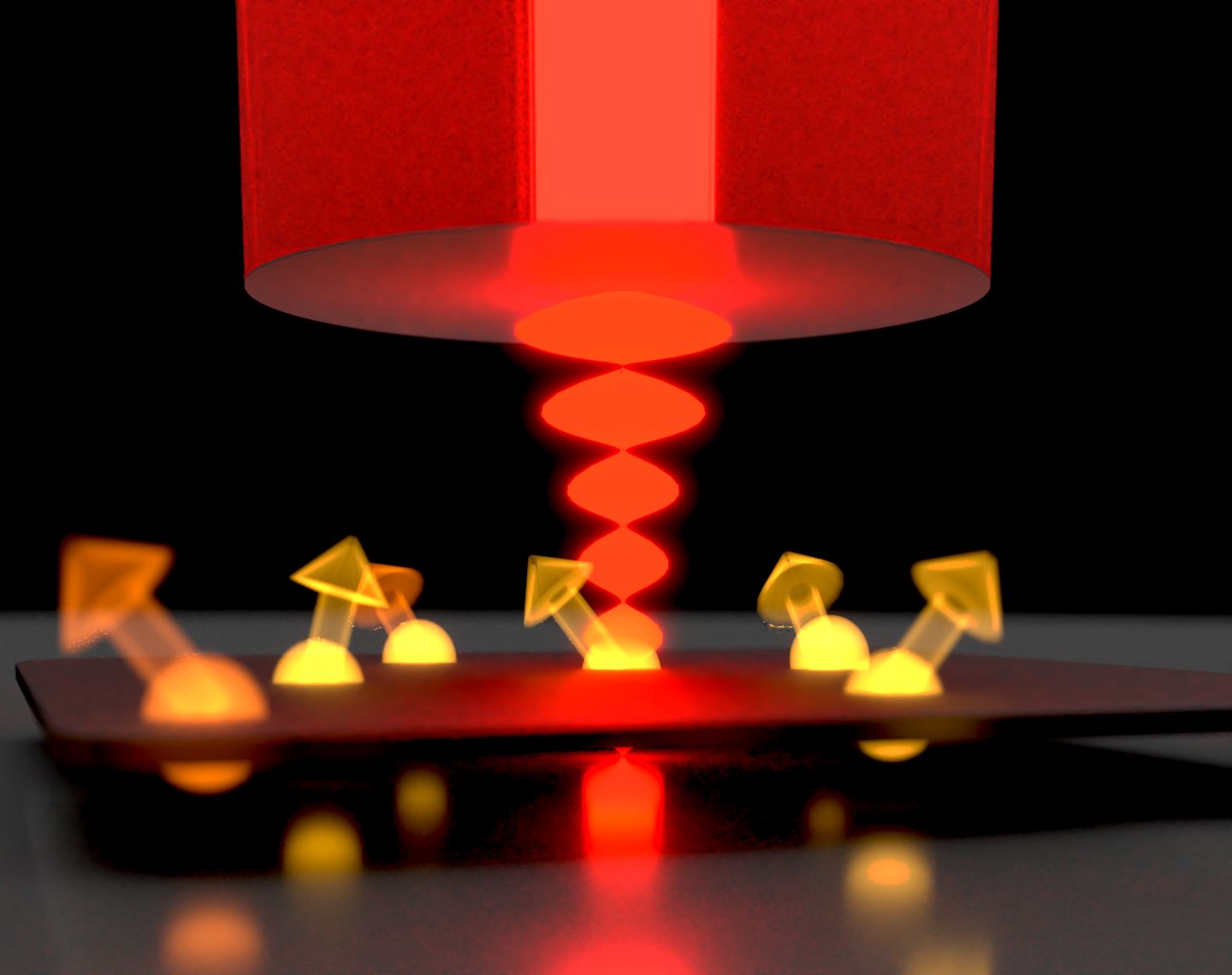 Laser light can be used to optically read out quantum registers based on spin states of single rare earth ions in a crystalline membrane