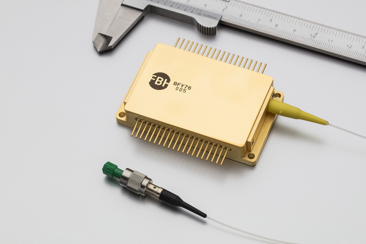 Fiber-coupled diode laser module for the yellow spectral range