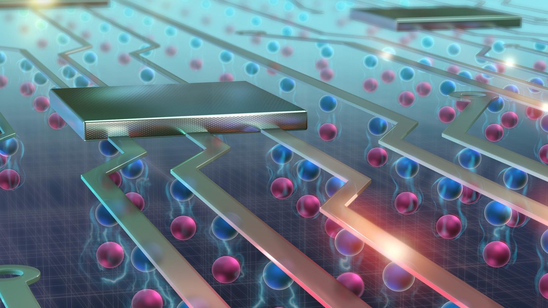 After developing a method to control exciton flows at room temperature, EPFL scientists have discovered new properties of these quasiparticles that can lead to more energy-efficient electronic devices