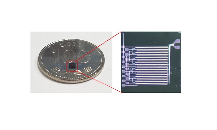 Figure 1.The manufactured OPA chip