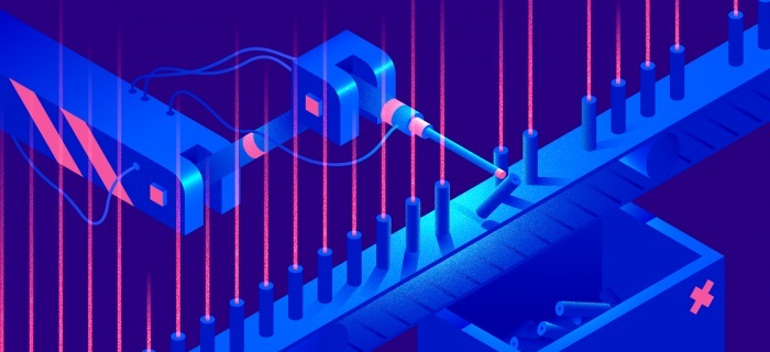 Illustration. Nanolaser test. Credit: @tsarcyanide/MIPT Press Office