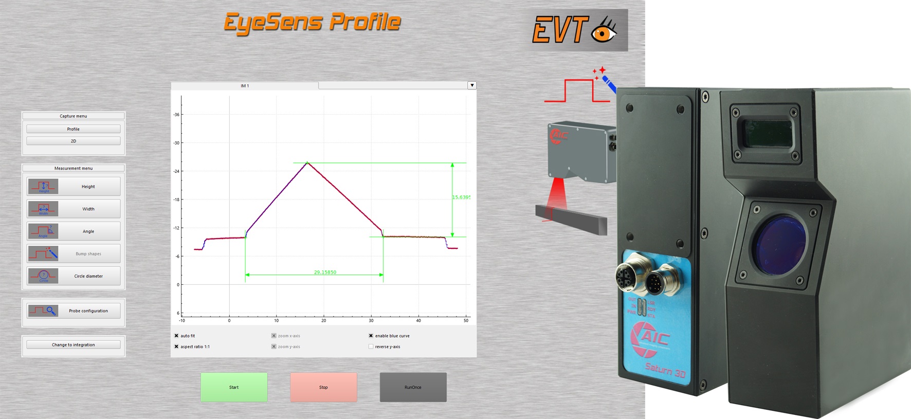 The smart EyeSens 3D Profile Inspector