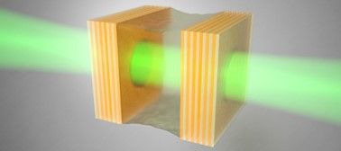 The experiments were performed with an optical cavity formed by two mirrors