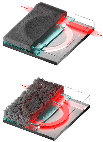 Schematic representation of the device