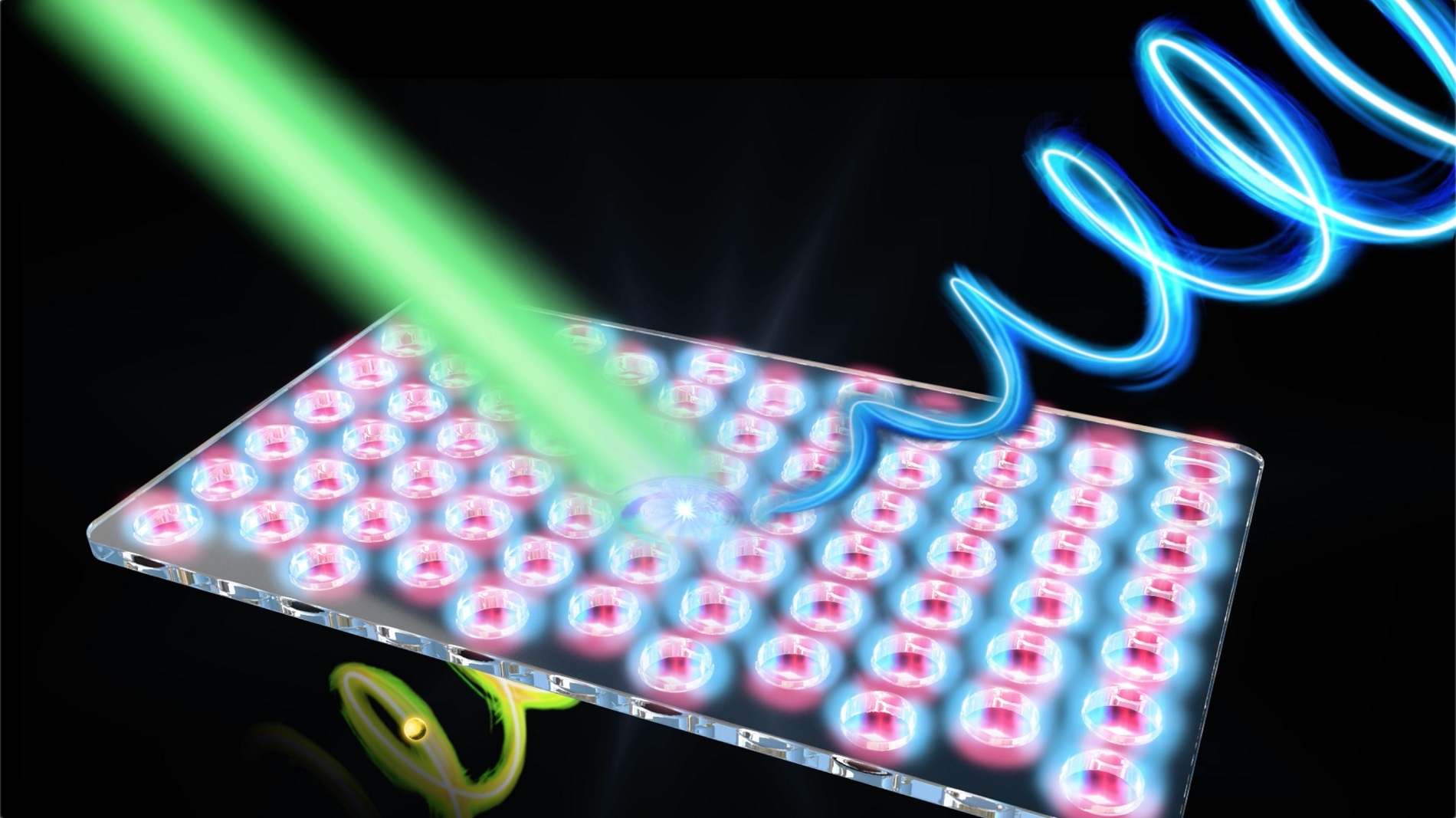  A swift electron records the pattern and its evolution in time