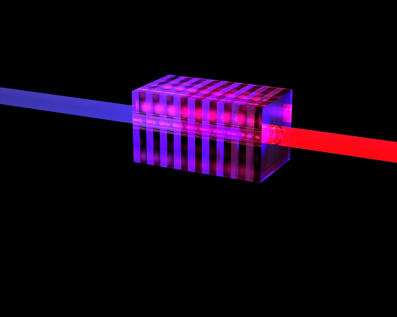 Manipulating the crystal structure of the light source for getting better photons out of it.