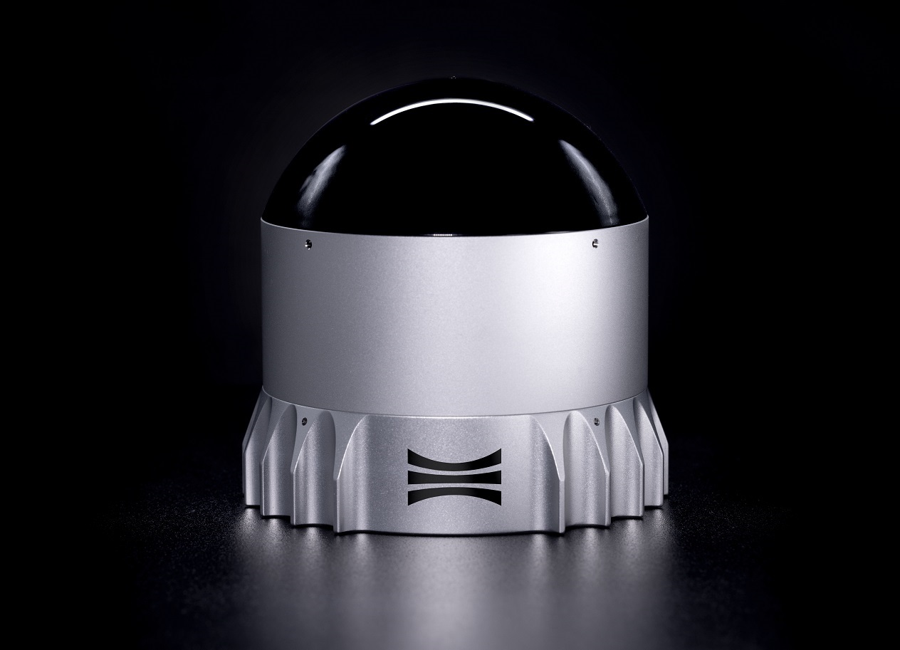 Ouster's OSDome hemispheric digital lidar sensor.