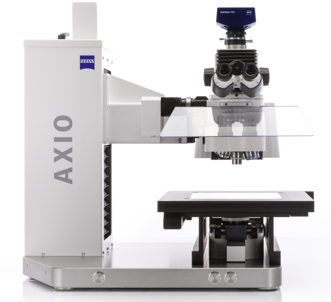 Axio Imager Vario from ZEISS with motorized column and cleanroom kit.