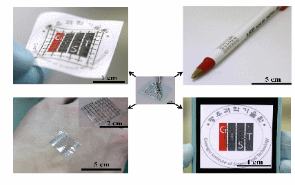 Technology to print ultra-thin electronic element onto stickers