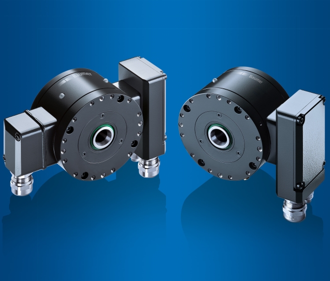 Heavy Duty encoder HOG 86 L with fiber optic interface