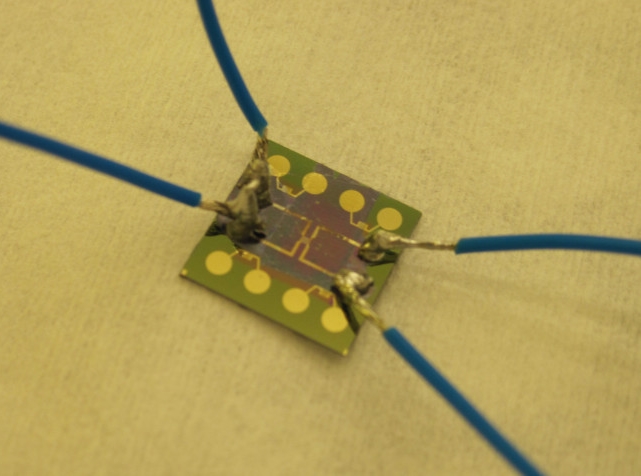 An electronic component where a graphene layer has been placed on the hotspots