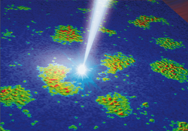 ESTEM imaging of single atoms in controlled reaction environments