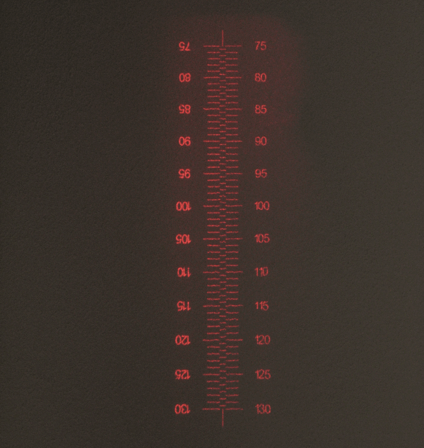 Distance measurement scale