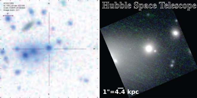 These images highlight the most massive of the newly discovered compact galaxies known as red nuggets