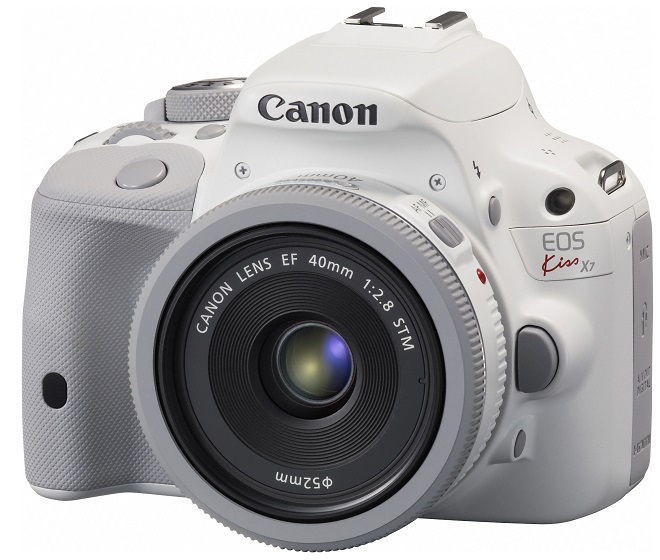 Canon launches white-model EOS Kiss X7, company's first-ever white