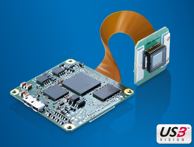 The new Baumer USB 3.0 board level camera