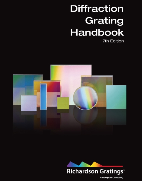 image of the cover of the Diffraction Gratings Handbook