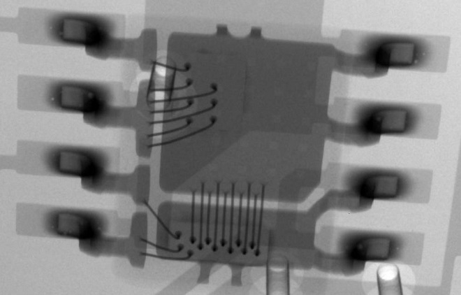 X-ray imaging allows non-destructive testing of many industrial and consumer products, including electronic circuit boards and components