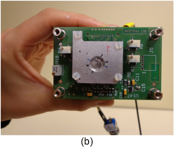 The new thermal infrared camera, which integrates the lens