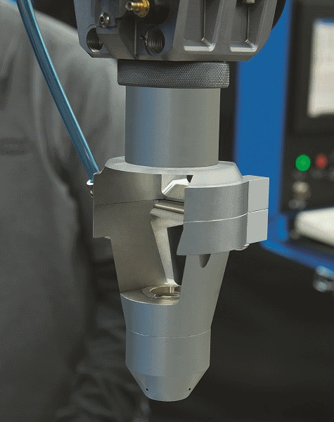 Laserdyne’s cross-jet nozzle assembly