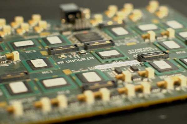 The Neurogrid circuit board