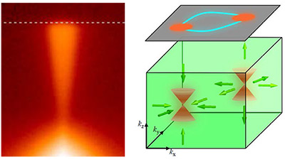 Scientists at Princeton University have shown that negatively charged particles known as electrons can flow extremely rapidly due to quantum behaviors in a type of material known as a topological Dirac semi-metal