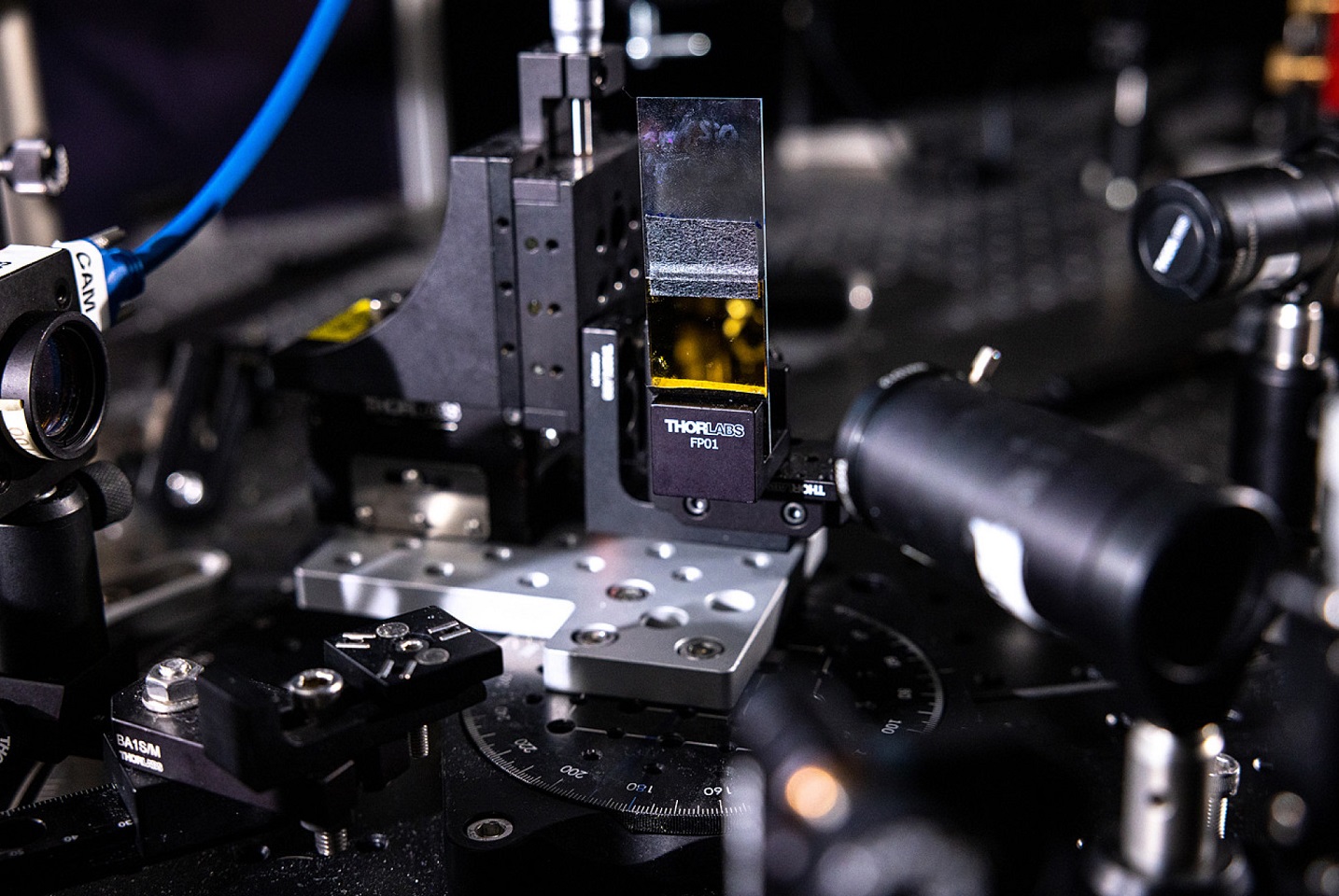 Double slit ultrafast plasmonics