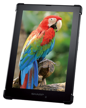 Sharp Tablet equipped with MEMS-IGZO Display