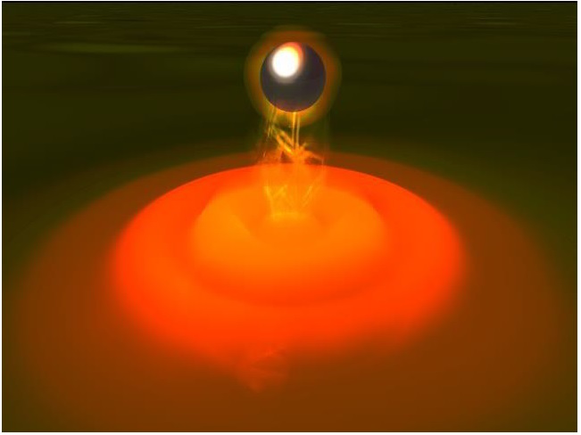 Cooperative coupling of an ultracold atom with a surface plasmon