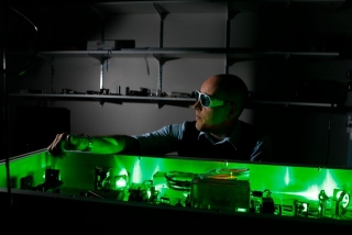 laser in McGill University lab