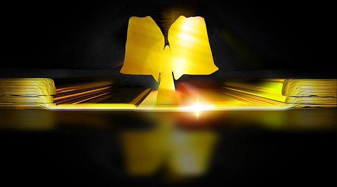 Cross sectional image of an ultra-low noise transistor