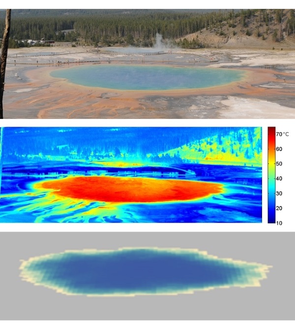 Morning Glory and Grand Prismatic Spring