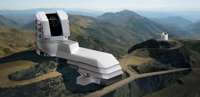 Rendering of the LSST observatory