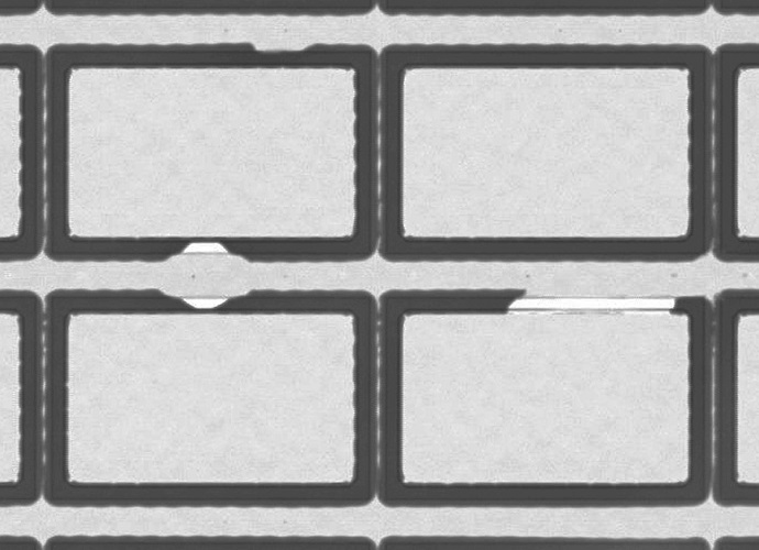 230 MHz Sonoscan acoustic image