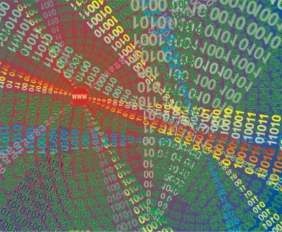Graphic Depicting Binary Data