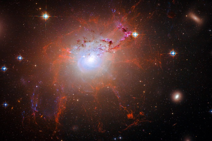 Hubble Space Telescope image of galaxy NGC 1275