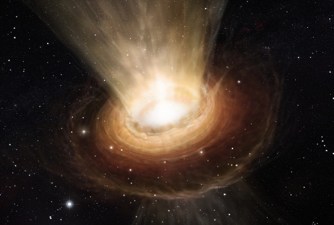 the surroundings of a supermassive black hole at the heart of the active galaxy NGC 3783