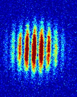 A typical matter wave pattern