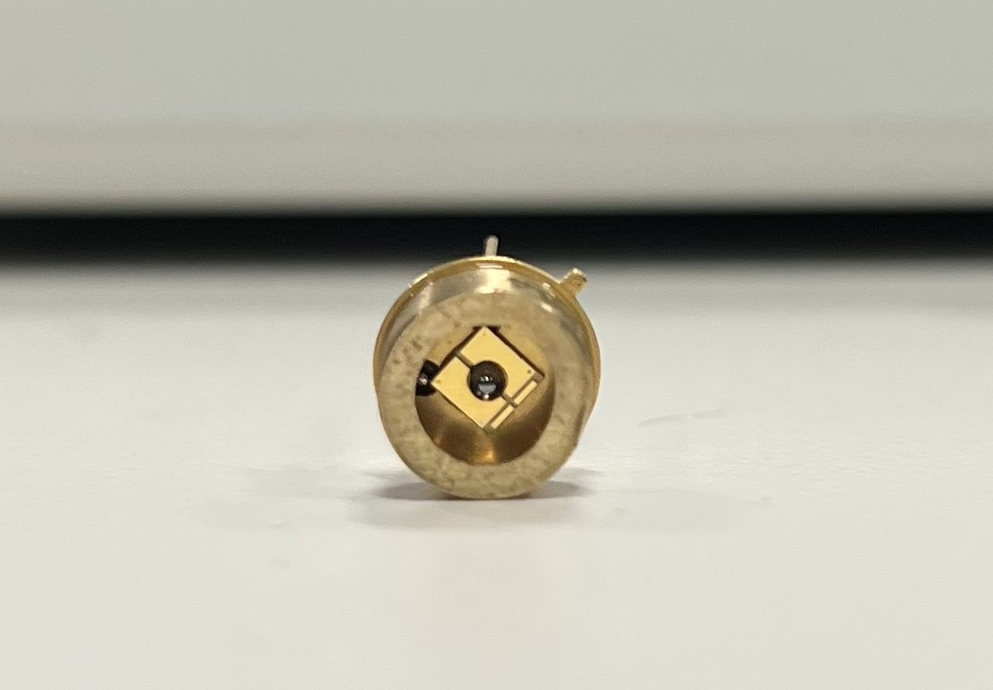 A thermoradiative diode which is able to transmit hidden data.
