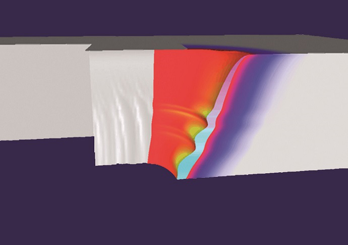 Simulation of laser beam  cutting