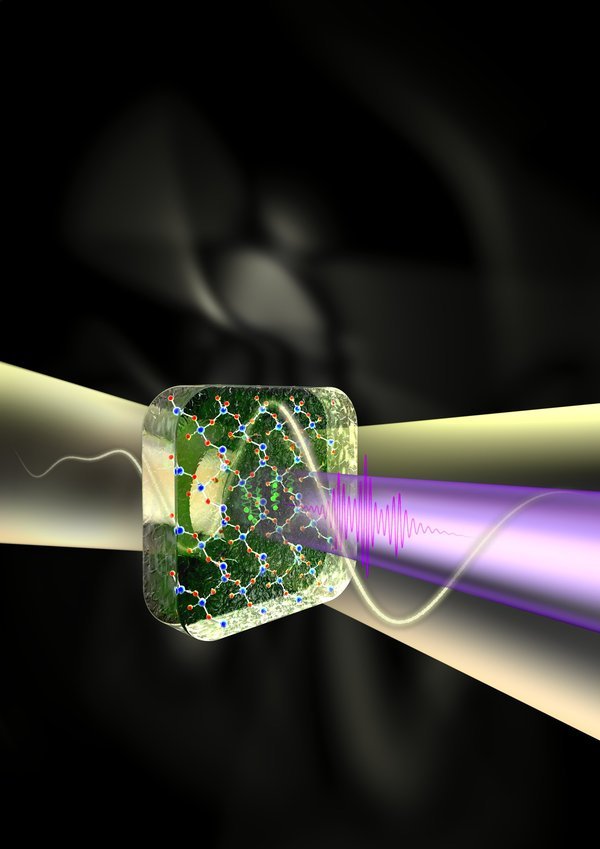 Ultrafast lasers drive the motion of electrons inside silicon dioxide to generate extreme ultraviolet radiation