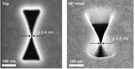 3D Gap-Plasmon Antenna Structure and the Simulation Results