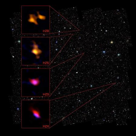 Using ALMA, astronomers surveyed an array of normal galaxies seen when the Universe was only 1 billion years old